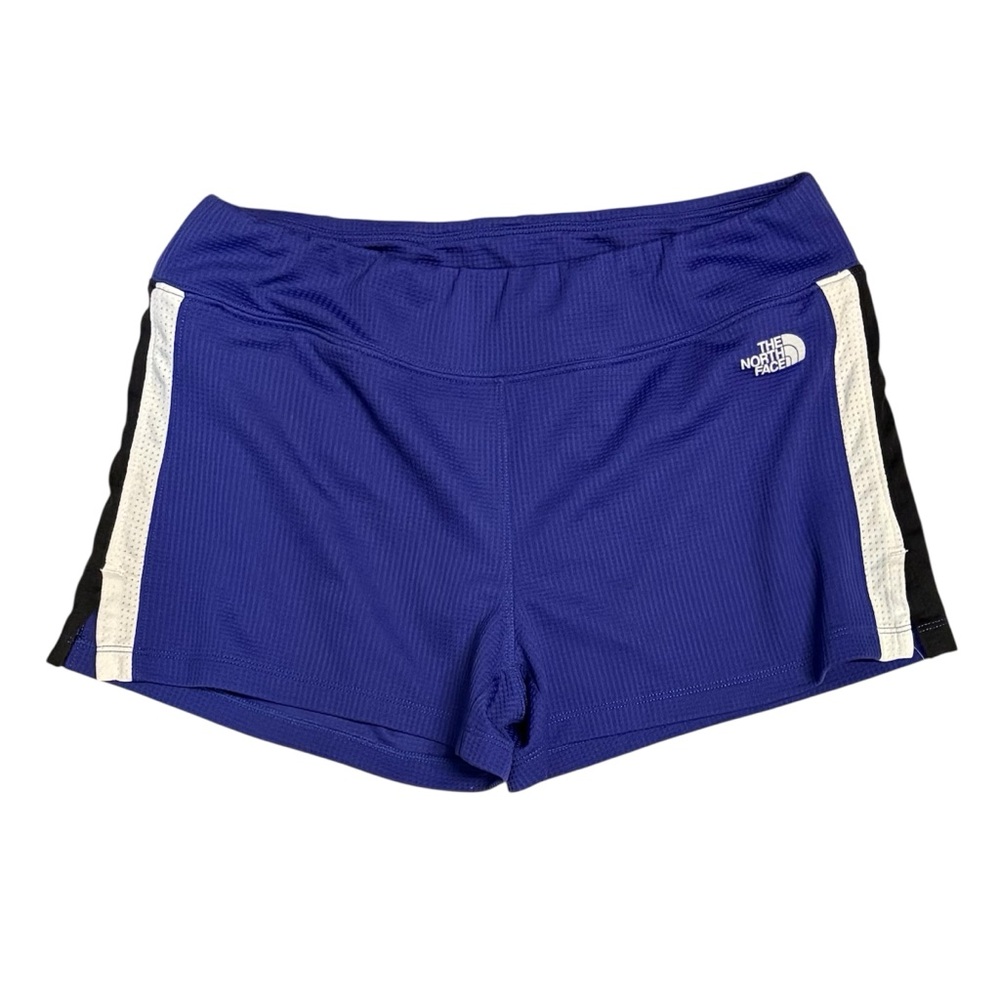 The North Face Women's Flight Series 3" Vapor Wick Blue Lined Shorts Sz M Clean